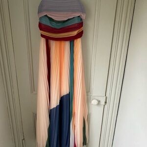 NWT strapless flowy dress